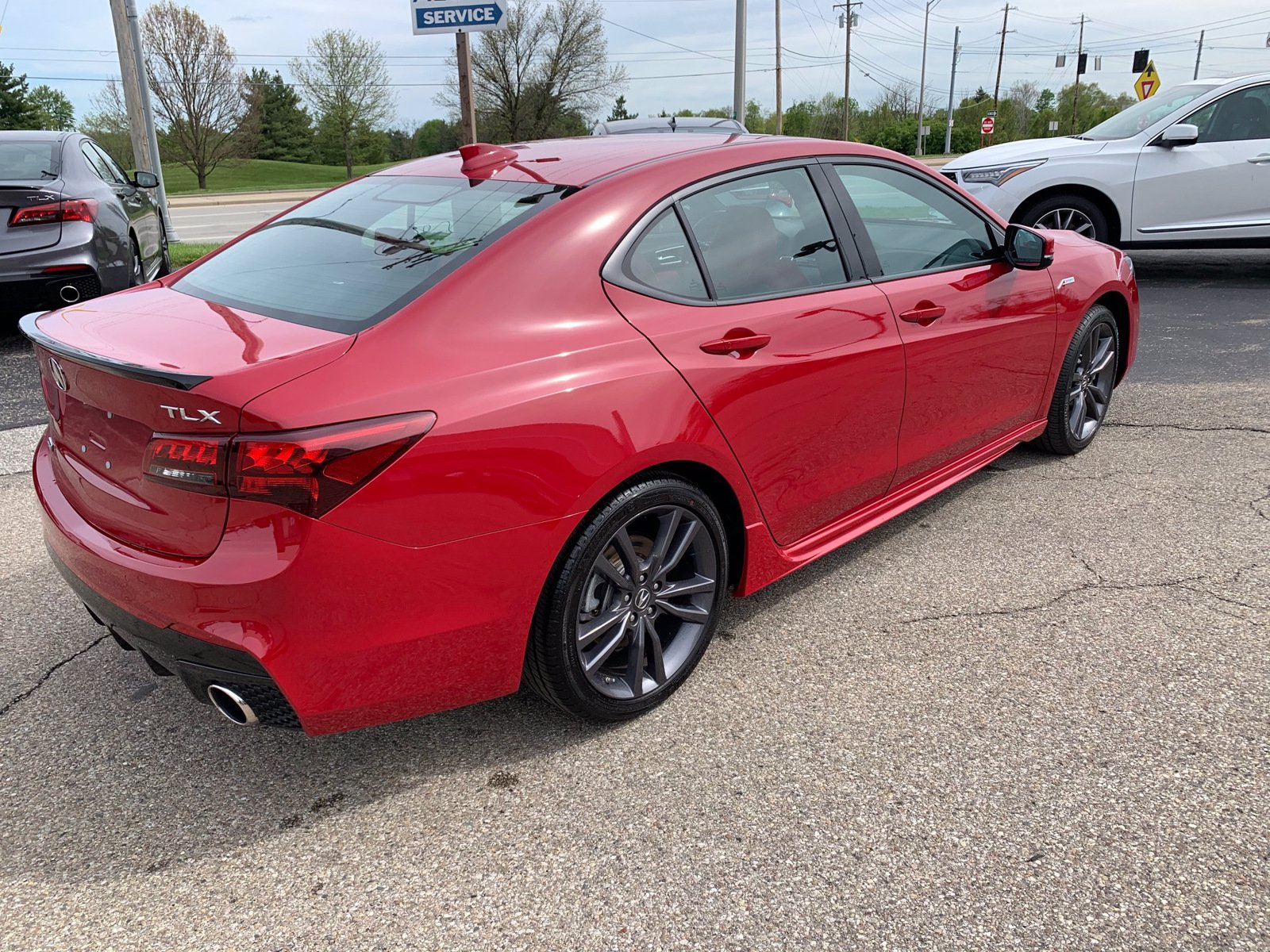 Pre-Owned 2019 Acura TLX w/A-Spec Pkg Red Leather 4dr Car in Cincinnati ...